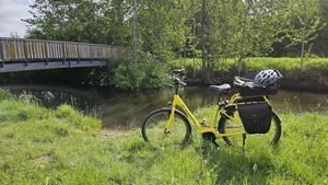 Fahrrad vor Treene