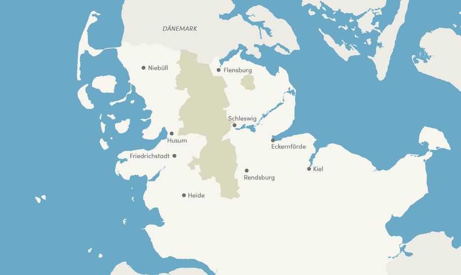 Karte mit dem Grünen Binnenland eingezeichnet