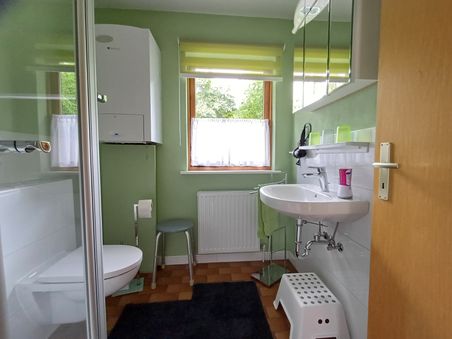 Innenansicht des Badezimmers
