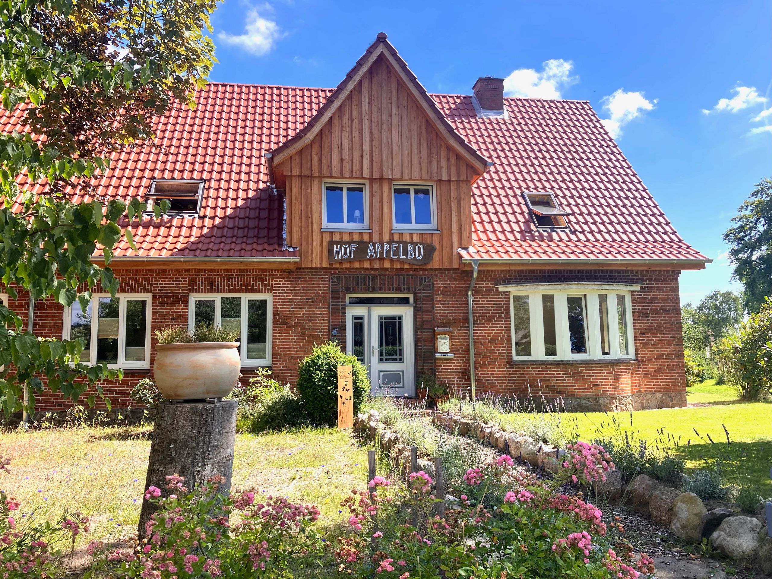 Blick auf das Haus