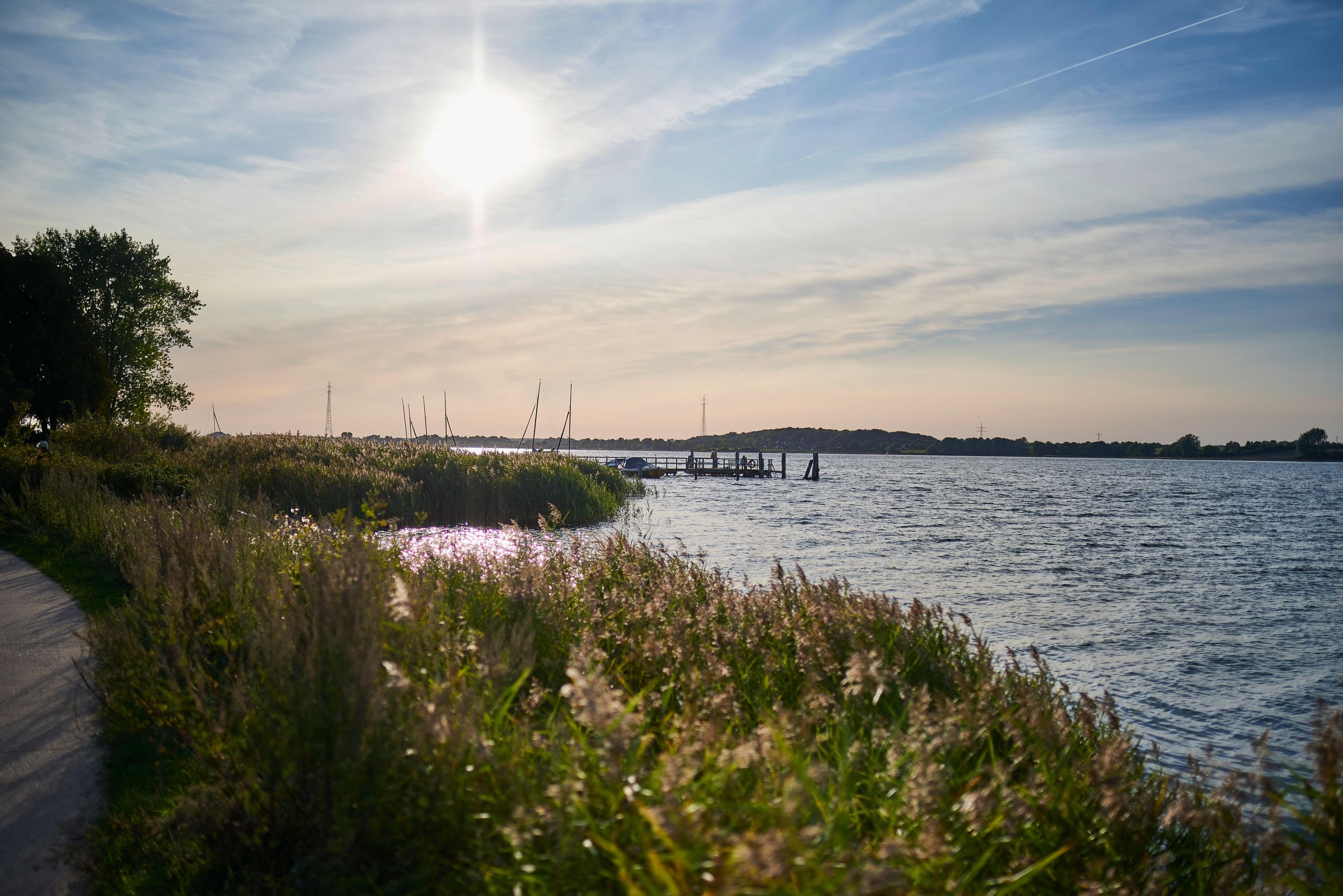 Meer im Sonnenschein