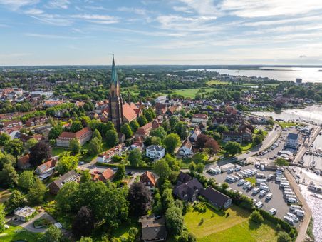 Luftaufnahme von Schleswig