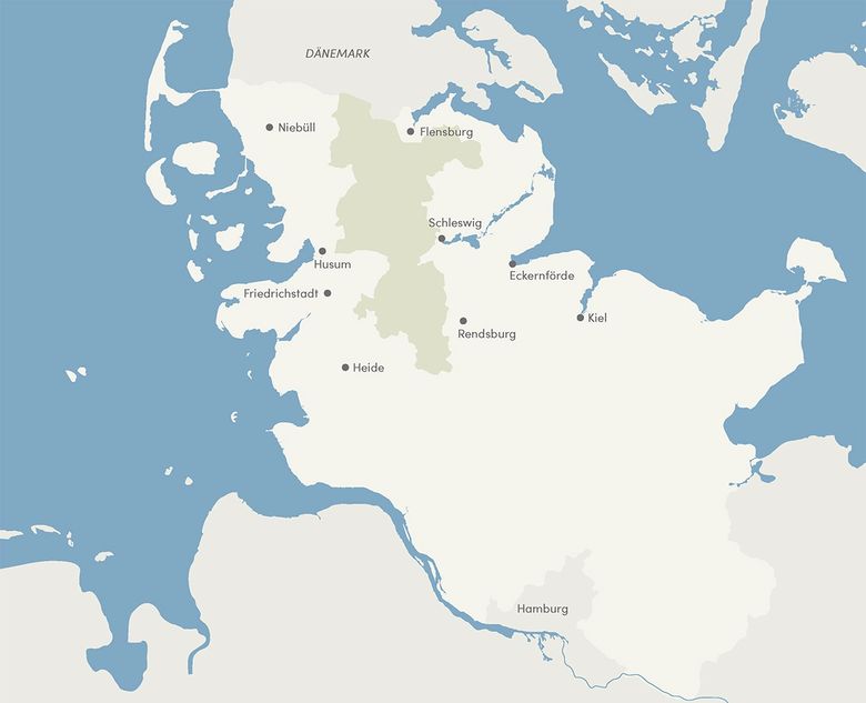 Karte des Grünen Binnenlandes