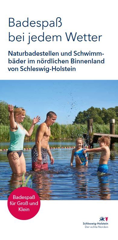 Titelbild des Flyers "Badespaß"