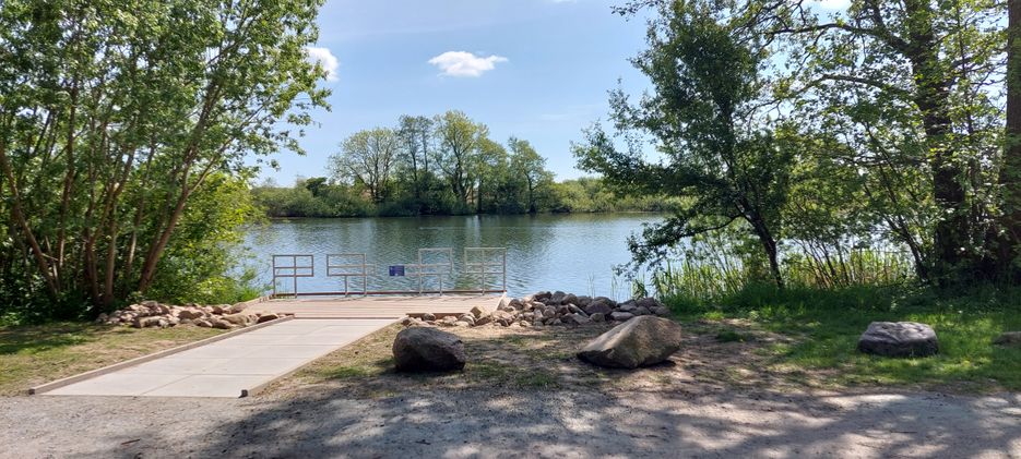 barrierefreier Angelplatz am Südensee Sörup