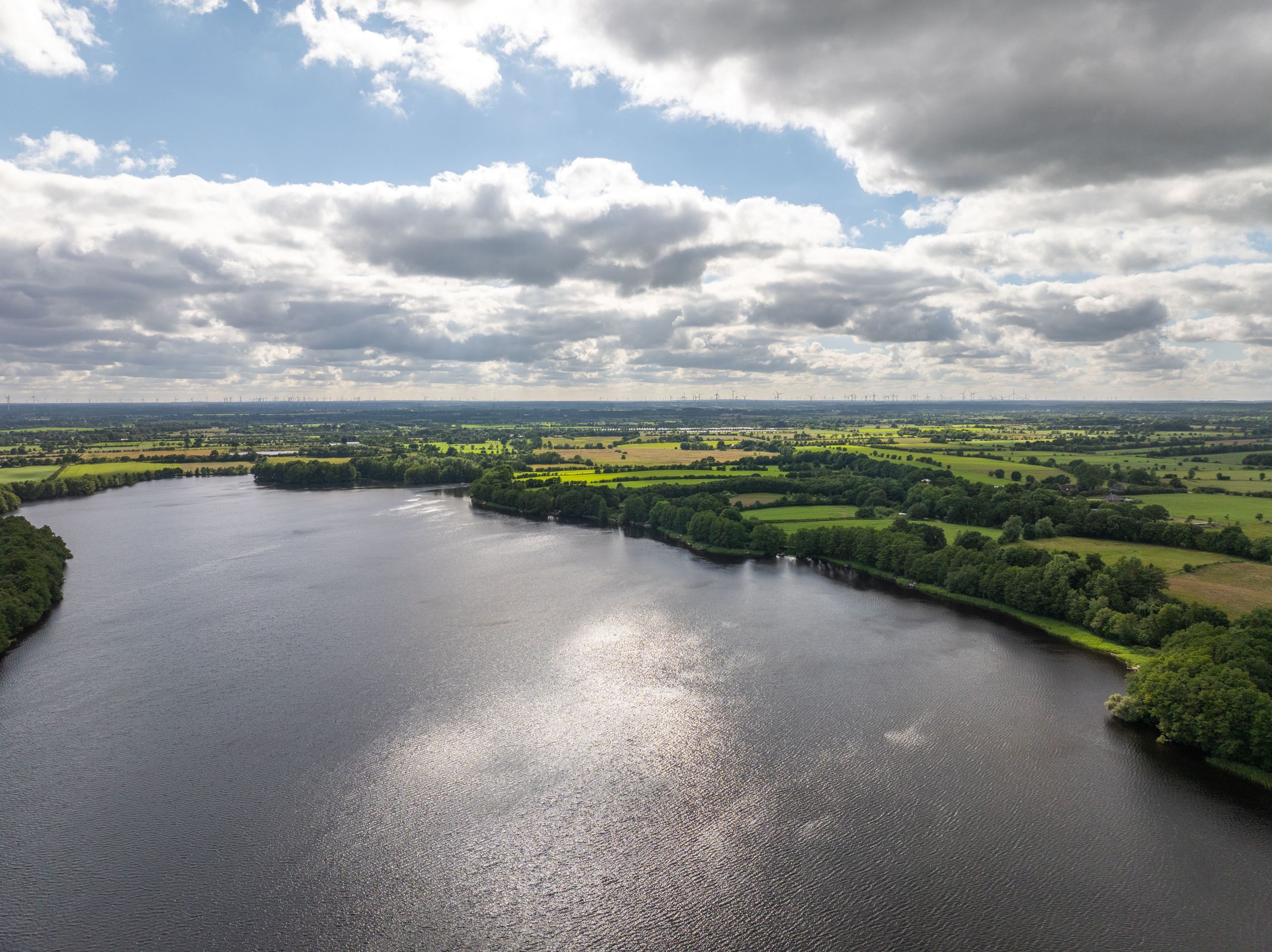 Der Sankelmarker See von oben