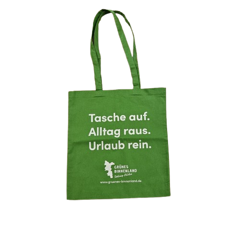 Leinenbeutel mit Aufdruck des Grünen Binnenlandes