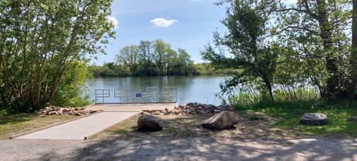barrierefreier Angelplatz am Südensee Sörup