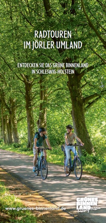 Titelbild des Flyers "Radtouren Jörler Umland"