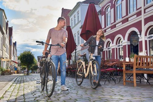 Mit dem Rad das Holländerstädtchen Friedrichstadt erkunden