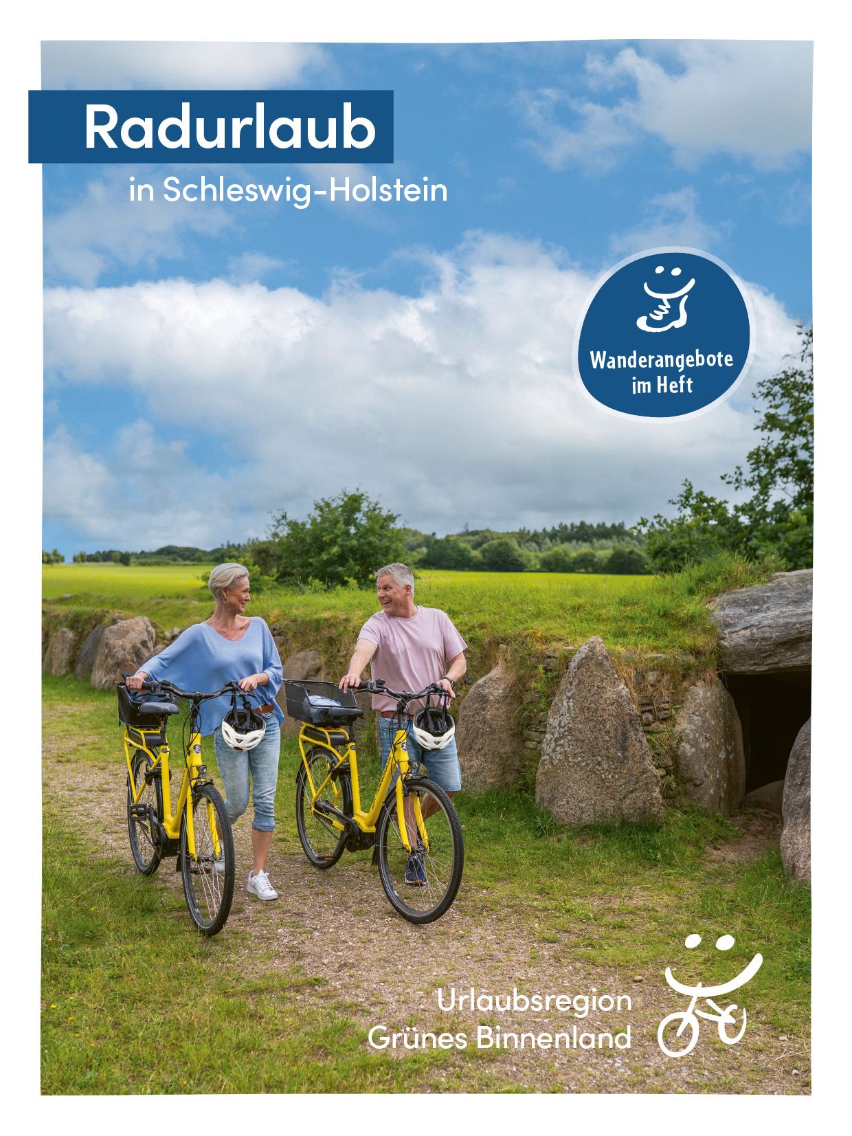 Titelbild des Flyers "Radurlaub in SH"