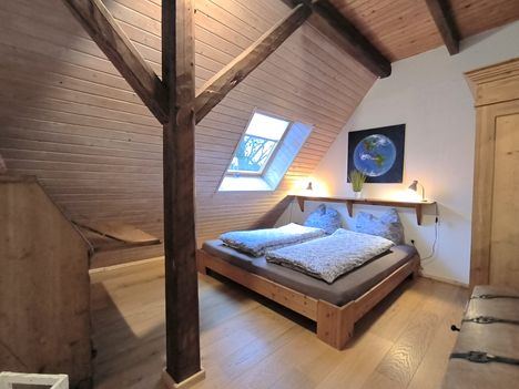 Schlafzimmer der Ferienwohnung
