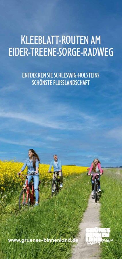 Titelbild des Flyers "Kleeblatt-Routen"